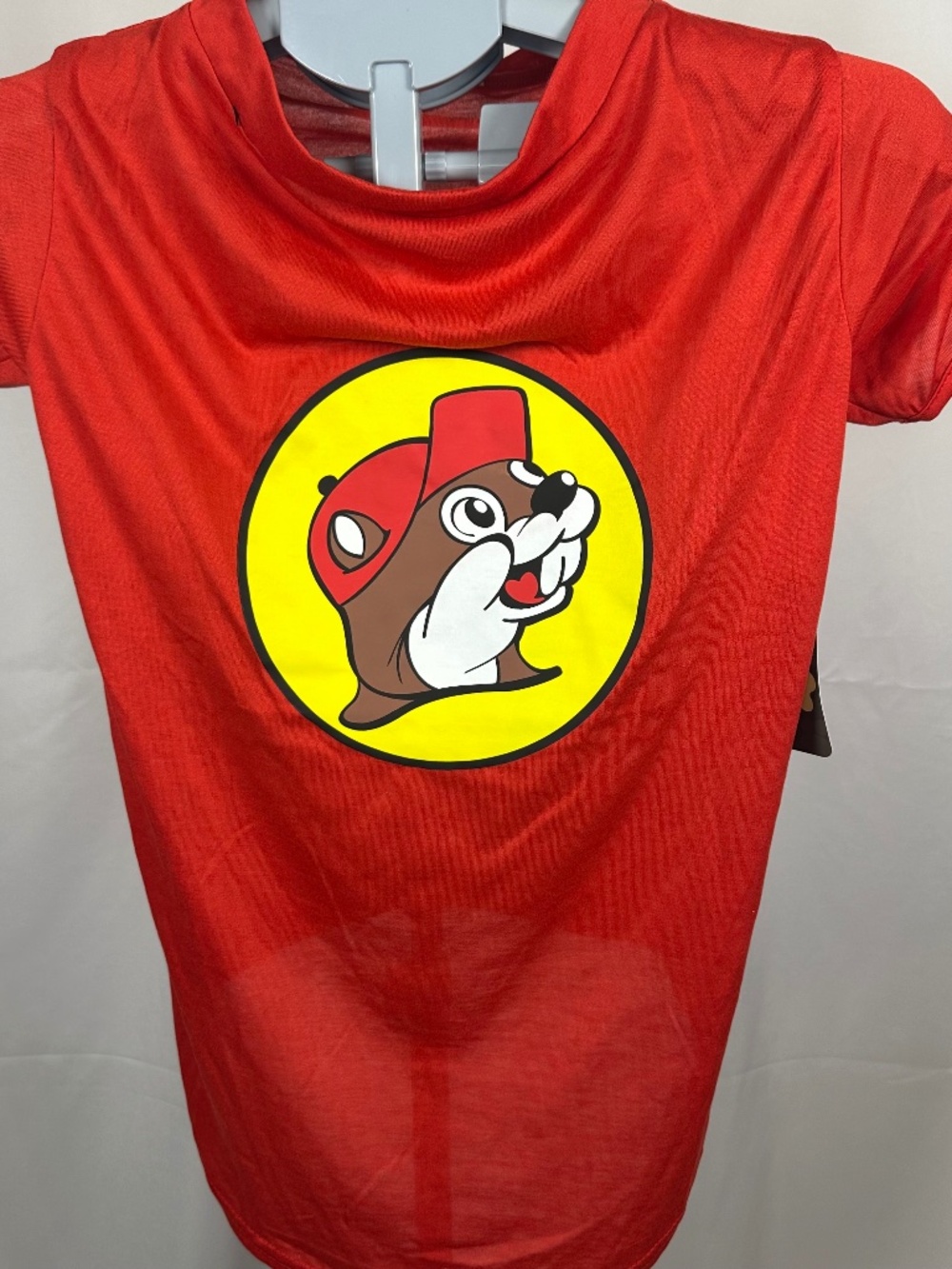 BUC-EE’S Beaver Graphic Dog T-Shirt Red Size X-Large, Red with BUC-EE Logo